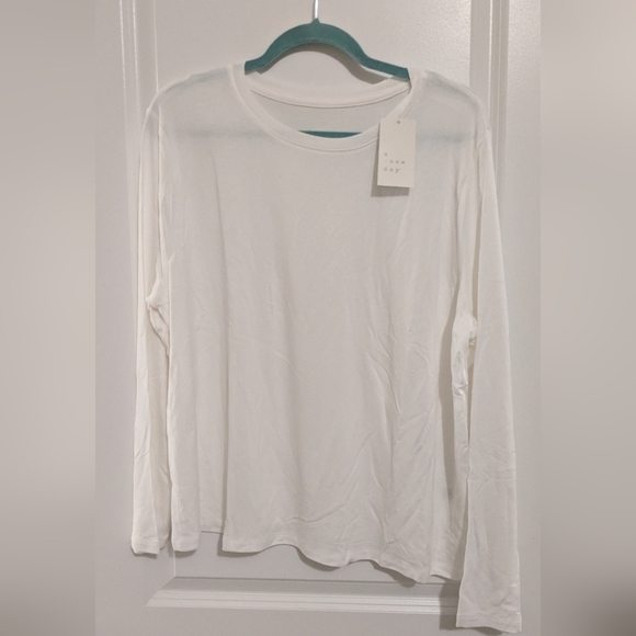 a new day Tops - A New Day White Long Sleeve Top